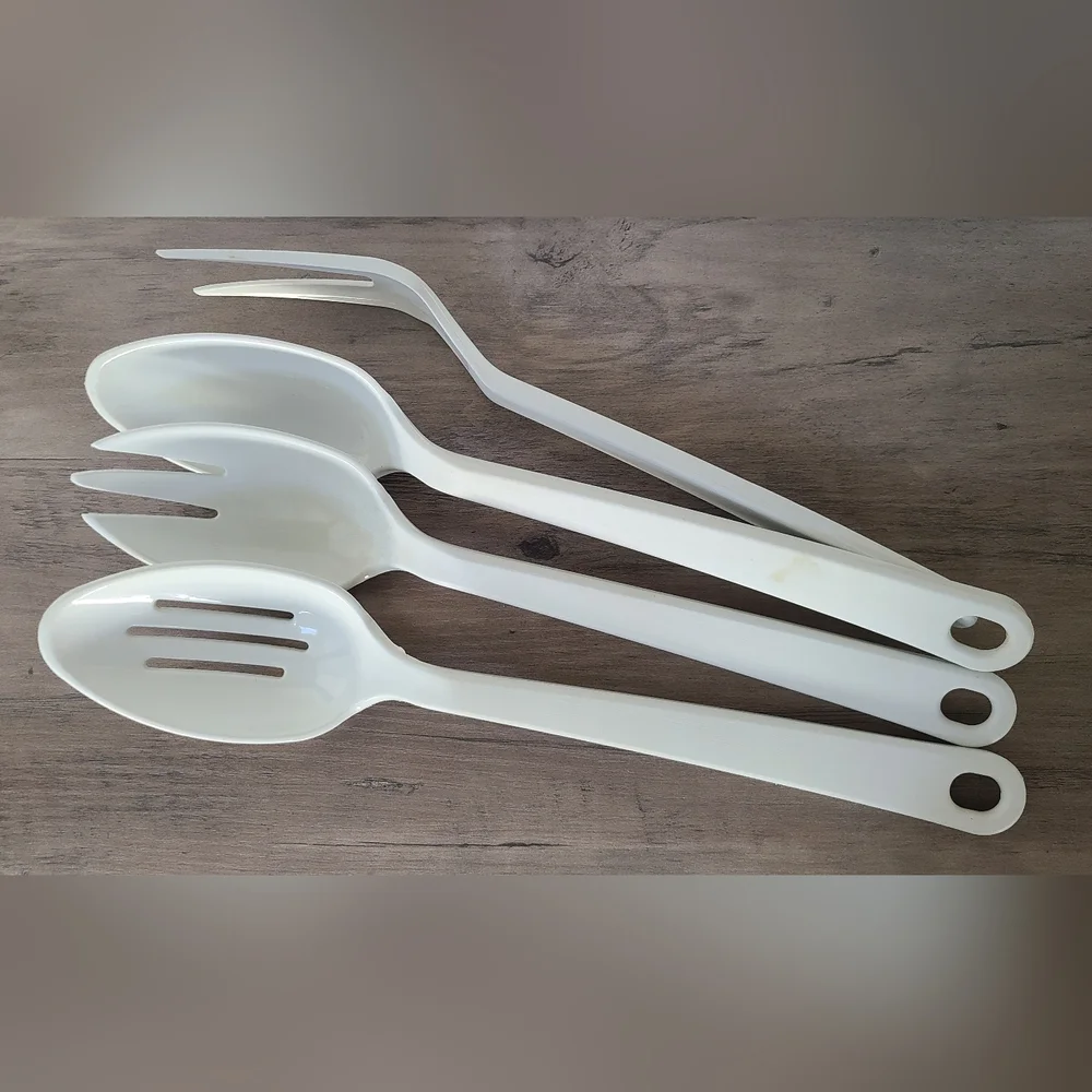 Vintage Tailor Made Cooking Utensil Set, Cooking Spoons, Serving Utensils,